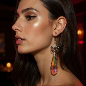 Drop Earrings - Holographic